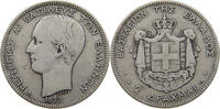 GREECE 2 DRACHMAI GEORGE I. (1863-1913) -