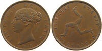 ISLE OF MAN 1/2 PENNY VICTORIA (1837-1901) -