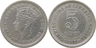 MALAYA 5 CENTS GEORGE VI. (1936-1952) -