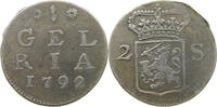 2 STUIVERS 1792 NETHERLANDS GELDERLAND  SS
