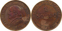 VATICAN 1 SOLDO PIUS IX. (1846-1878) -