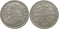 VATICAN 10 SOLDI PIUS IX. (1846-1878) DIE ERROR -