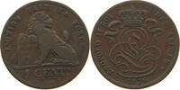 BELGIUM 1 CENTIME LEOPOLD II. 1865-1909 -