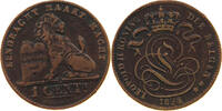 BELGIUM 1 CENTIME LEOPOLD II. 1865-1909 -