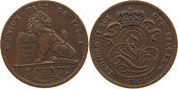 BELGIUM 1 CENTIME LEOPOLD II. 1865-1909 -