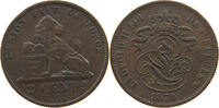 BELGIUM 2 CENTIMES LEOPOLD II. 1865-1909 -