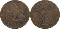 BELGIUM 5 CENTIMES LEOPOLD I. (1831-1865) -