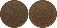 DANISH WEST INDIES 1 CENT CHRISTIAN IX. (1863-1906) -