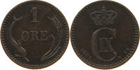 DENMARK 1 ÖRE CHRISTIAN IX. (1863-1906) -