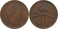 DENMARK 1 RIGSBANKSKILLING CHRISTIAN VIII. (1839-1848) -