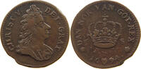 DENMARK 1/2 SKILLING CHRISTIAN V. (1670-1699) -