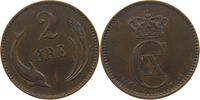 DENMARK 2 ÖRE CHRISTIAN IX. (1863-1906) -