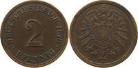 KAISERREICH 2 PFENNIG 1876 A SS 15,00 EUR  + 5,99 EUR frais d'envoi