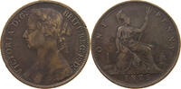 GREAT BRITAIN 1 PENNY VICTORIA (1837-1901) -