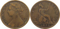 GREAT BRITAIN 1 PENNY VICTORIA (1837-1901) -