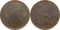 GREAT BRITAIN 1 PENNY VICTORIA (1837-1901) -