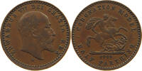 GREAT BRITAIN 1/2 FARTHING EDWARD VII. (1901 - 1910) CORONATION MODEL -