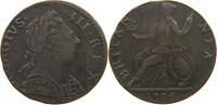 GREAT BRITAIN HALFPENNY GEORGE III. (1760-1820) CONTEMPORARY COUNTERFEIT -