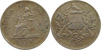 GUATEMALA 1 REAL 1900 SS 25,00 EUR  + 5,99 EUR frais d'envoi