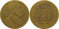 GUATEMALA 5 PESOS 1923 S 20,00 EUR  + 5,99 EUR frais d'envoi