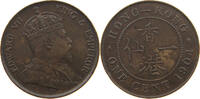 HONG KONG 1 CENT 1904 EDWARD VII. (1901 - 1910) SS 16,00 EUR  + 5,99 EUR frais d'envoi