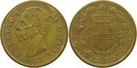 ITALY 20 LIRE UMBERTO I. (1878-1900) CONTEMPORARY NON GOLD INITATION RESTRIKE NACHPRÄGUNG -