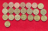 SINGAPORE COLLECTION LOT COLLECTION LOT SINGAPORE 1992-2018 20PC 123G -