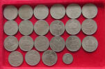 NORWAY COLLECTION LOT 1 KRONER COLLECTION LOT NORWAY 1 KRONER 1959-1995 ALL DIFFERENT YEARS 22PC 150G -