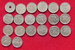 NORWAY COLLECTION LOT 10 ÖRE COLLECTION LOT NORWAY 10 ÖRE 1941-1991 ALL DIFFERENT YEARS 20PC 31G -