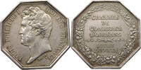 Frankreich Medaille Jeton octogonal Ar 32, Chambre de commerce d’Orléans 1832 -