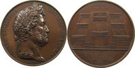 Frankreich Medaille Louis Philippe I. 1830-1848. Bronzemedaille 1841 von Caque, a.d. Krankenhaus -