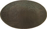 GREAT BRITAIN HALFPENNY GEORGE III. (1760-1820) ENLONGATED -