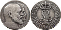 BAYERN SILBER MEDAILLE Ludwig III. 1913-1918. -
