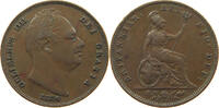 GREAT BRITAIN FARTHING WILLIAM IV. (1830-1837) -