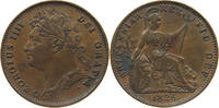 GREAT BRITAIN FARTHING GEORGE IV. (1820-1830) -