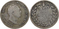 GREAT BRITAIN THREEPENCE WILLIAM IV. (1830-1837) -