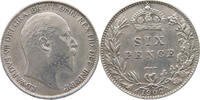 GREAT BRITAIN SIXPENCE Edward VII., 1901 - 1910 -