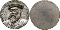 SCHWEIZ ZÜRICH MEDAILLE Sebastian Heidegger Stadt Einseitige Gussmedaille 1556 -