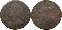 Großbritannien 1/2 penny Georg II. 1727-1760. -