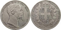 ITALY SARDINIA 5 LIRE Vittorio Emanuele II. 1861 - 1878 -