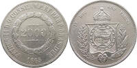 BRAZIL 2000 REIS Pedro II. 1831 - 1889 -
