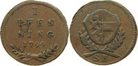 SALZBURG PFENNIG Hieronymus Graf Colloredo 1772 - 1803 -