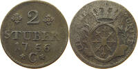 Brandenburg-Preußen 2 stuber Friedrich II. 1740-1786. -