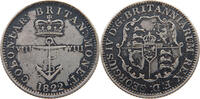 BRITISH WEST INDIES 1/8 DOLLAR George IV. (1820-1830) -