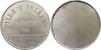 FRANCE JETON ORELANS JETON ENLEYEMENT DES IMMONDICES 31MM COPPER - NICKEL -