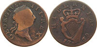 IRELAND 1/2 PENNY GEORGE III. 1760-1820 -