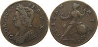 GREAT BRITAIN HALFPENNY George II. 1727-1760. -