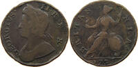 GREAT BRITAIN HALFPENNY George II. 1727-1760. -