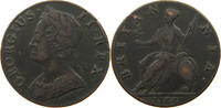 GREAT BRITAIN HALFPENNY George II. 1727-1760. -