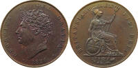 GREAT BRITAIN HALFPENNY GEORGE IV. (1820-1830) -